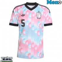 Belgium Maxim De Cuyper #5 Replica Away Shirt World Cup 2026 Short Sleeve